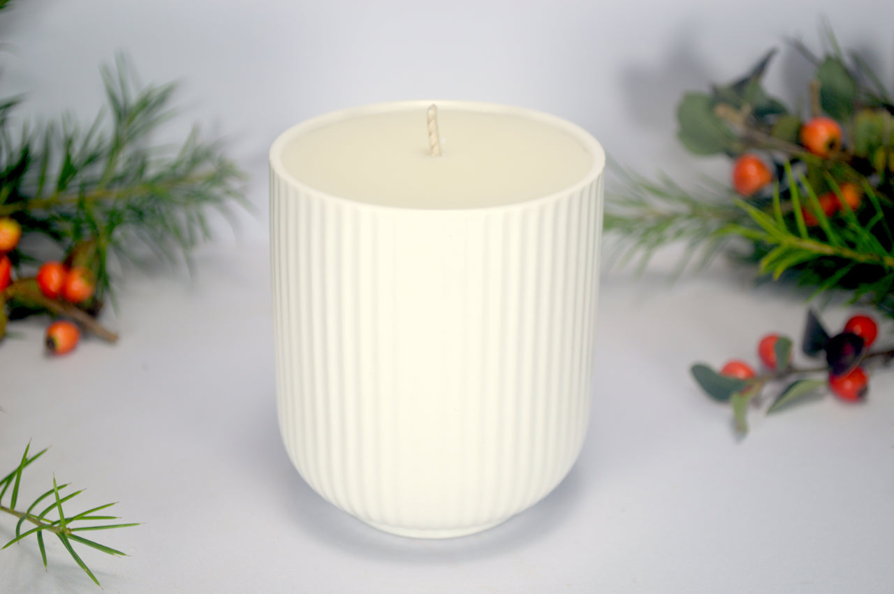 Festive Spice Ceramic Candle