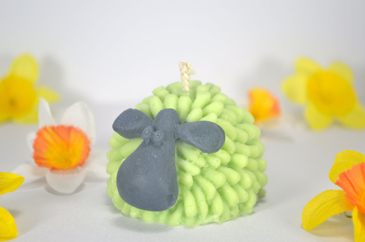 Pistachio Cloud Sheep Candle