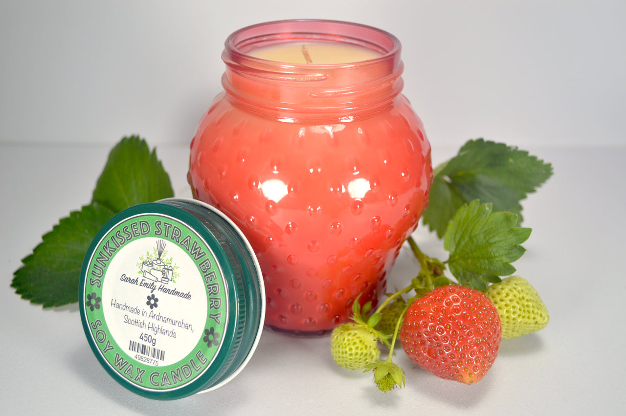 Sun Kissed Strawberry Candle