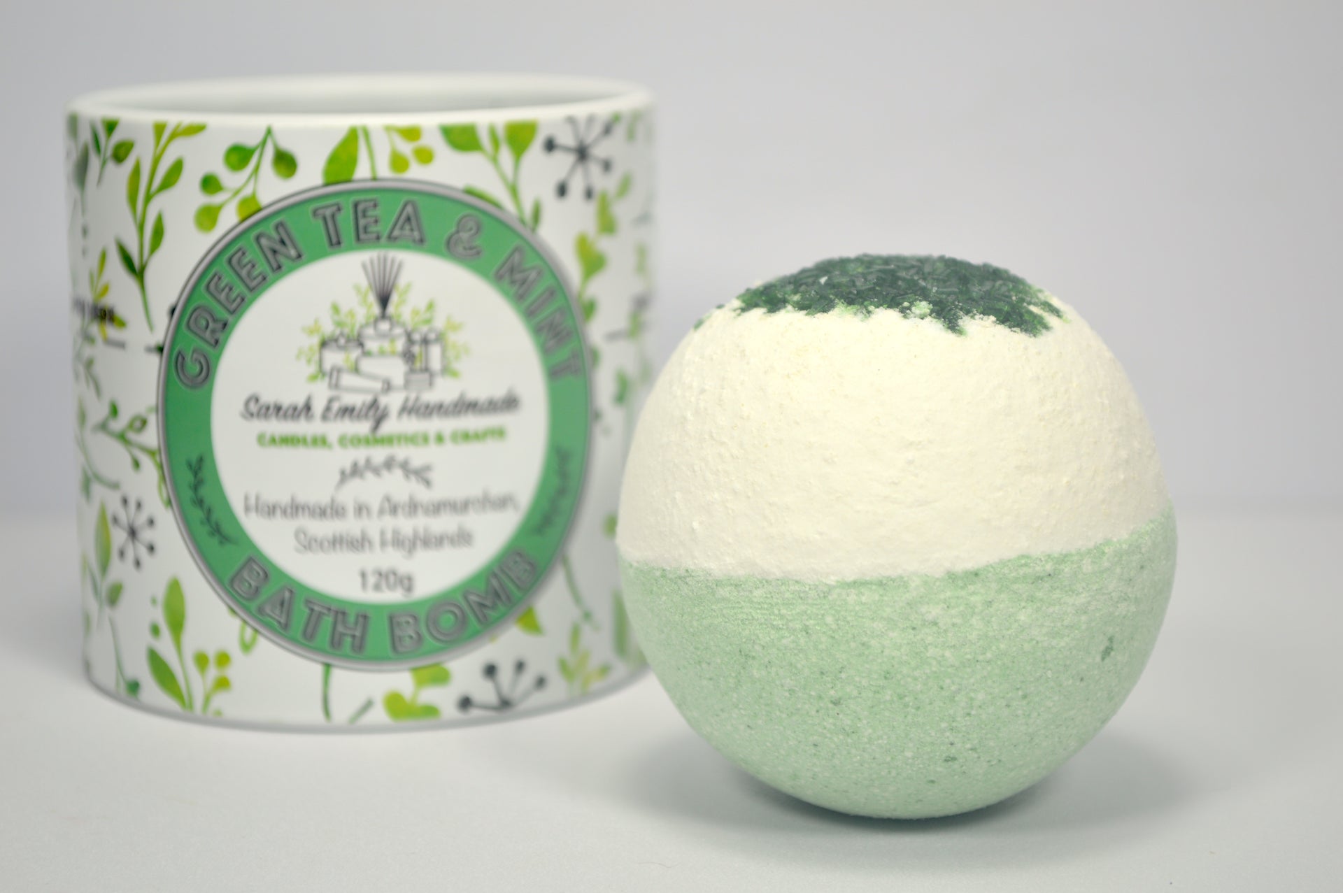 Green Tea & Mint Bath Bomb