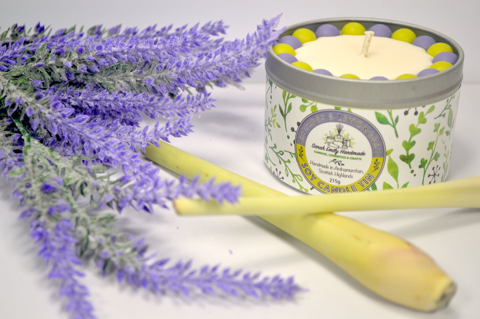 Lavender & Lemongrass Candle Tin